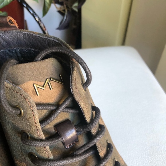 Mark Nason ithica camo leather lace-up boots 11 - Picture 6 of 15